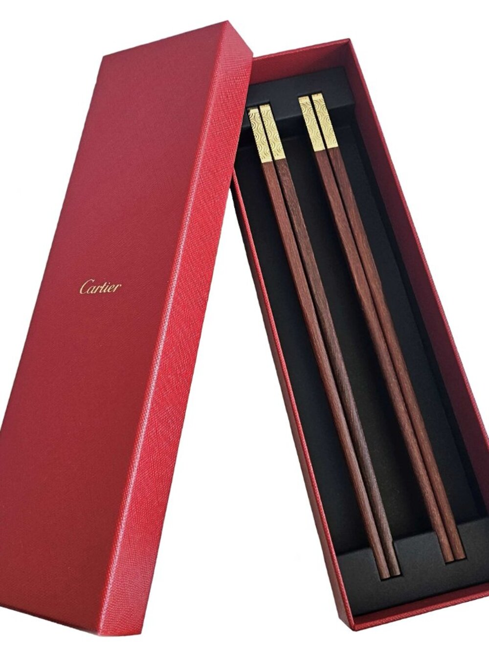 CARTIER WOODEN CHOPSTICKS